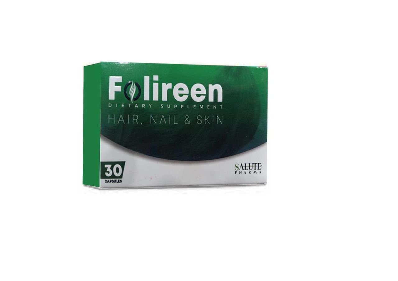 Folireen Hair Nail & Skin Dietary Supplement 30 Capsules